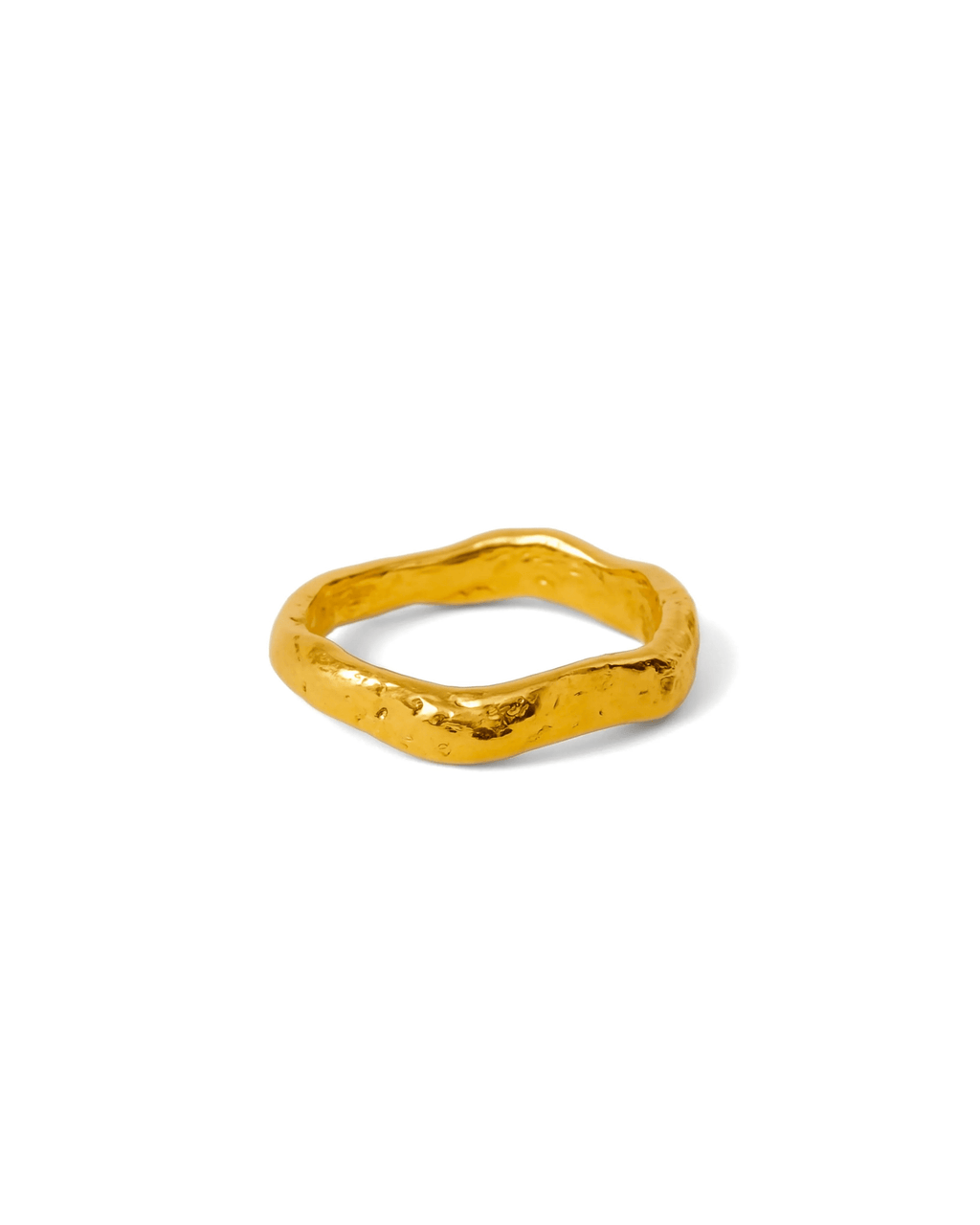 Modern Wavy Ring