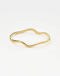 Molten Classic Hinged Bangle | 18ct Gold Plated