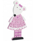 Pink Mouse Number Puzzle