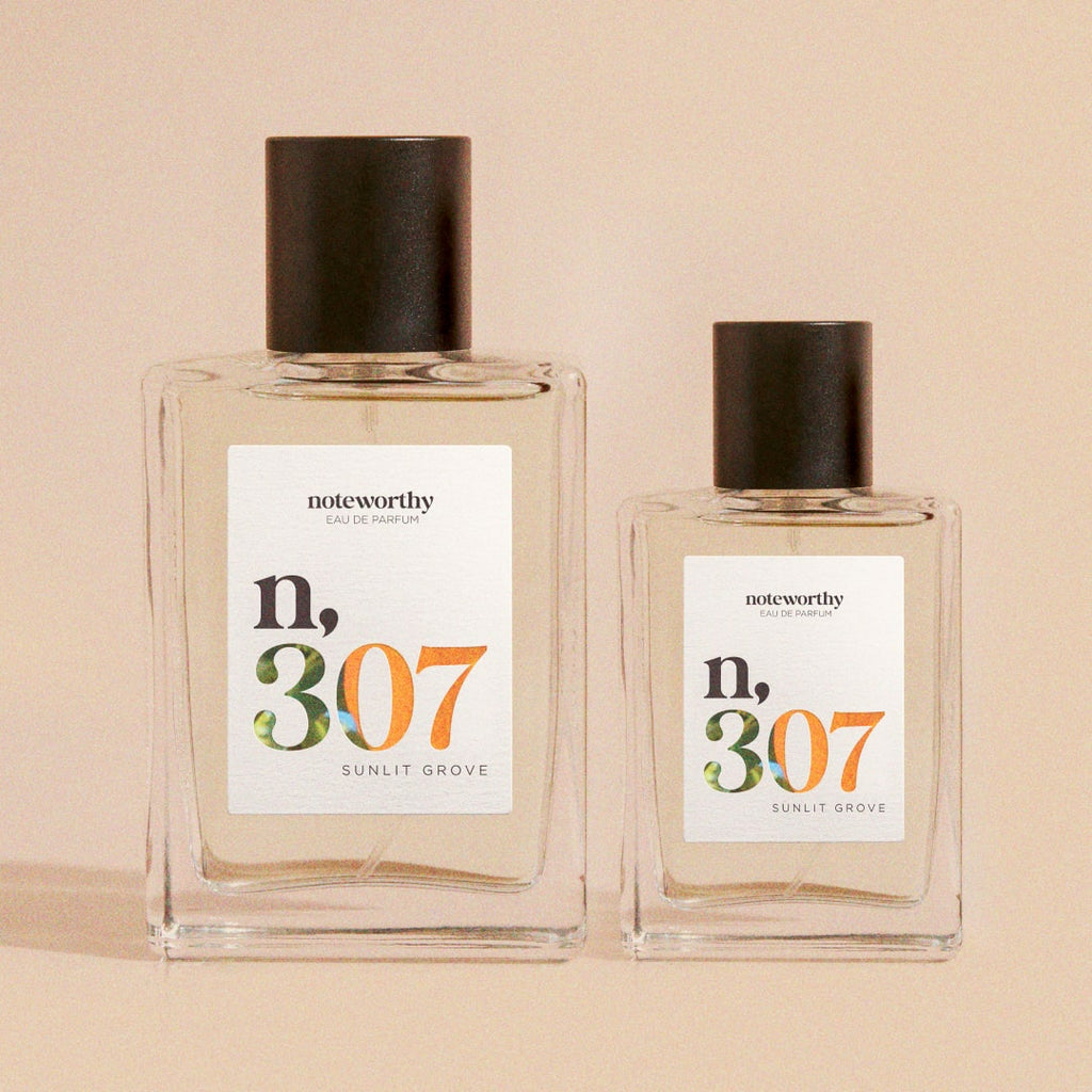 Noteworthy n,307 Eau De Parfum | Sunlit Grove | Mandarin and Sandalwood Fragrance