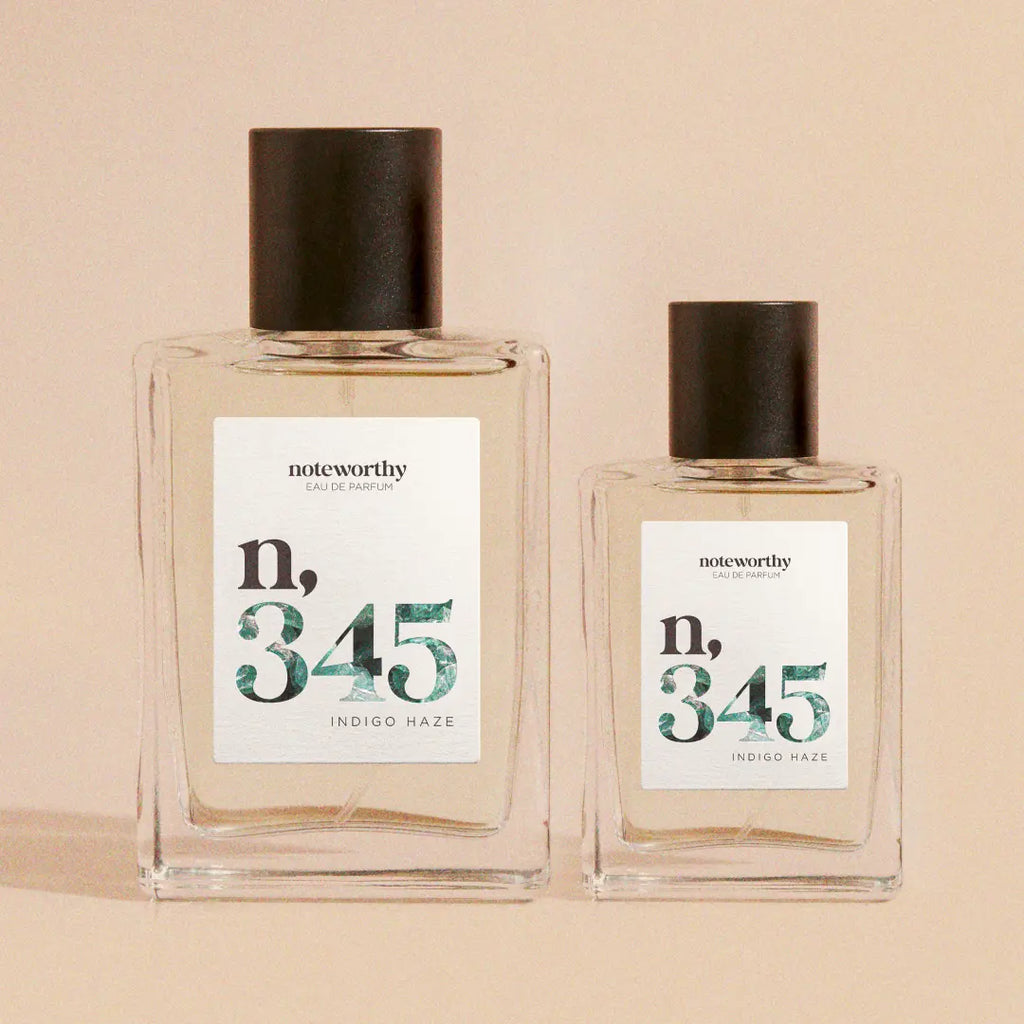 Noteworthy n,345 Eau De Parfum | Indigo Haze | Citrus, Lavender, Patchouli Fragrance