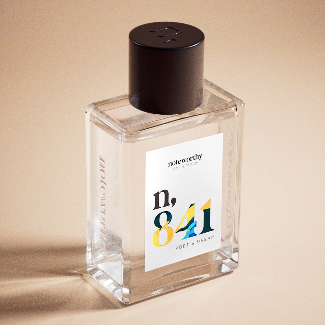 Noteworthy n,841 Eau De Parfum | Poet's Dream | Lemon Bergamot Cardamom Fragrance