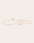 Shangri-La 14K Gold Diamond Yin-Yang Bolo Bracelet