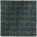 Navy Cotton Tweed Check