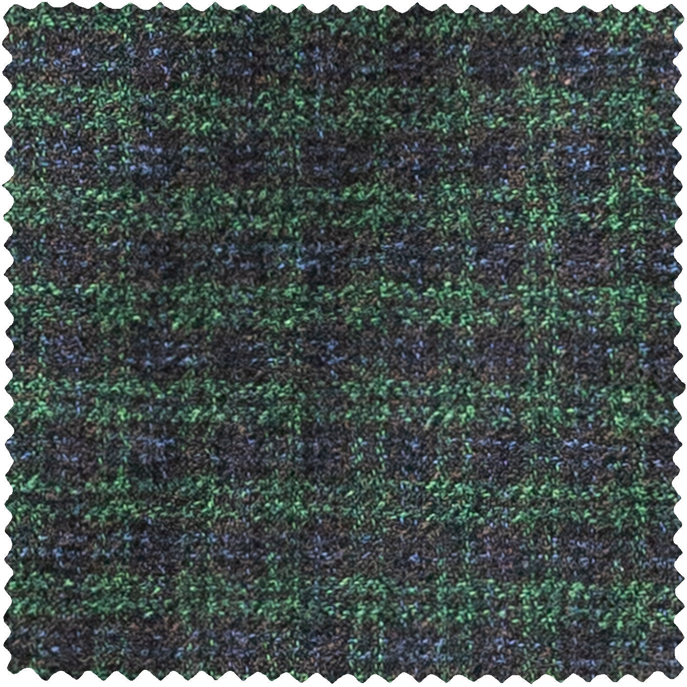 Navy Cotton Tweed Check