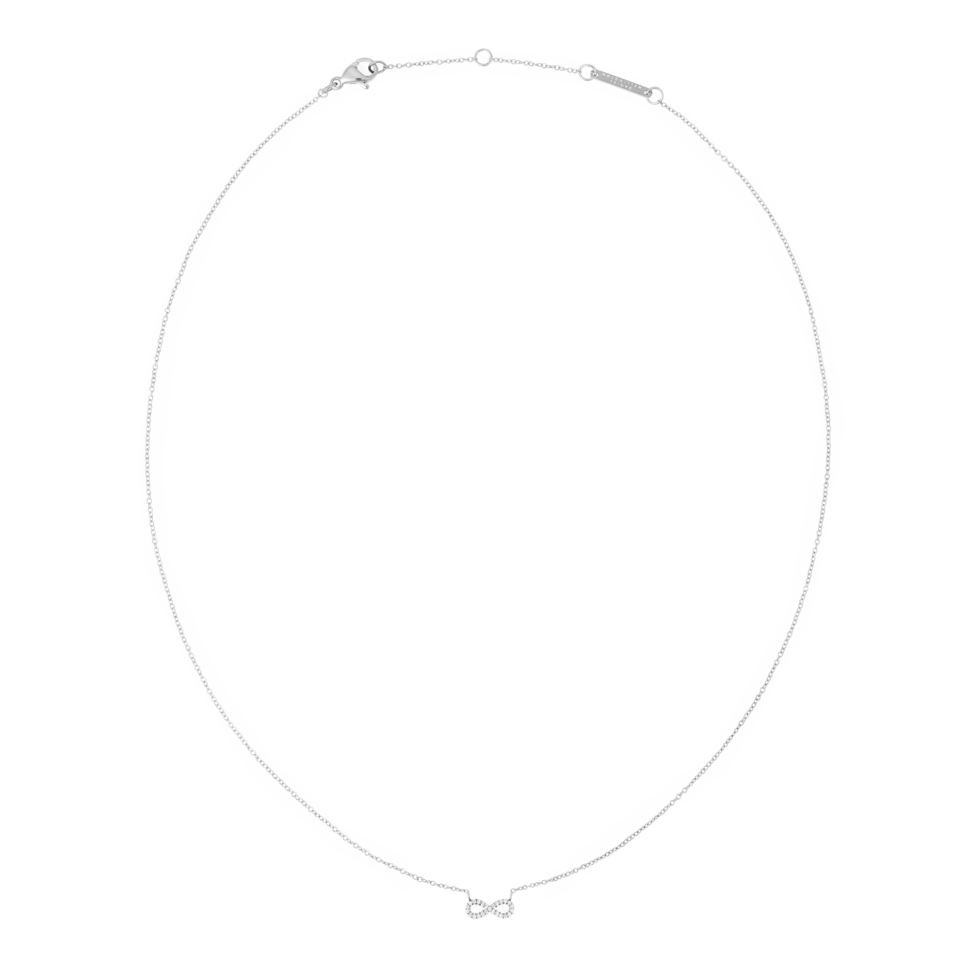 Mirelle Infinity Necklace Silver