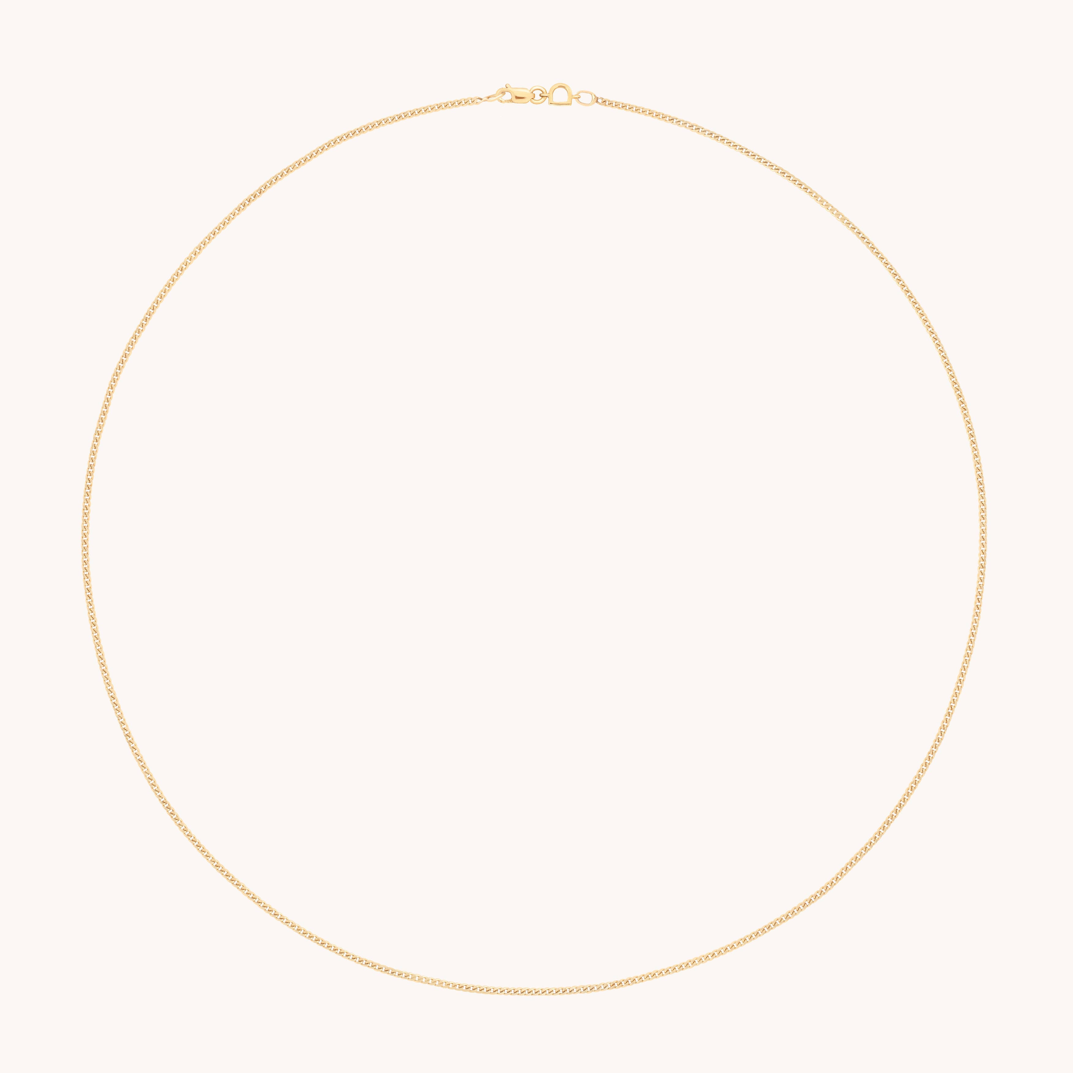 Bold Miyu Story Chain Necklace in Solid Gold