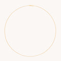 Miyu Story Chain Necklace in Solid Gold