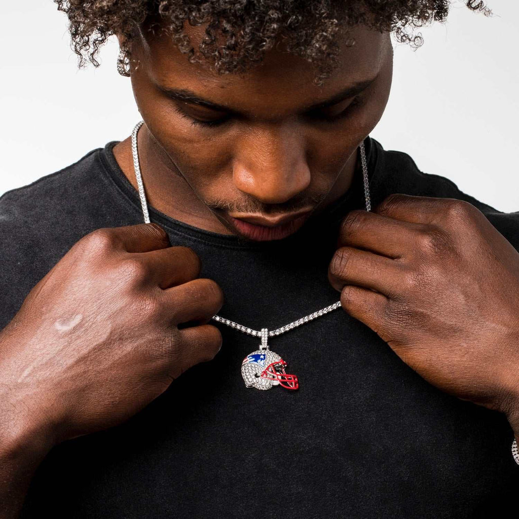 New England Patriots Official NFL Helmet Pendant