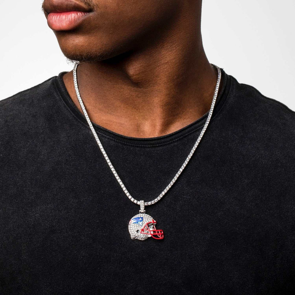 New England Patriots Official NFL Helmet Pendant
