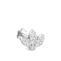 Invisible Diamond Lotus Threaded Stud Earring