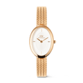 Juliette Braided Mesh White Sunray Rose Gold