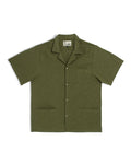 Olive Linen Traveler Shirt