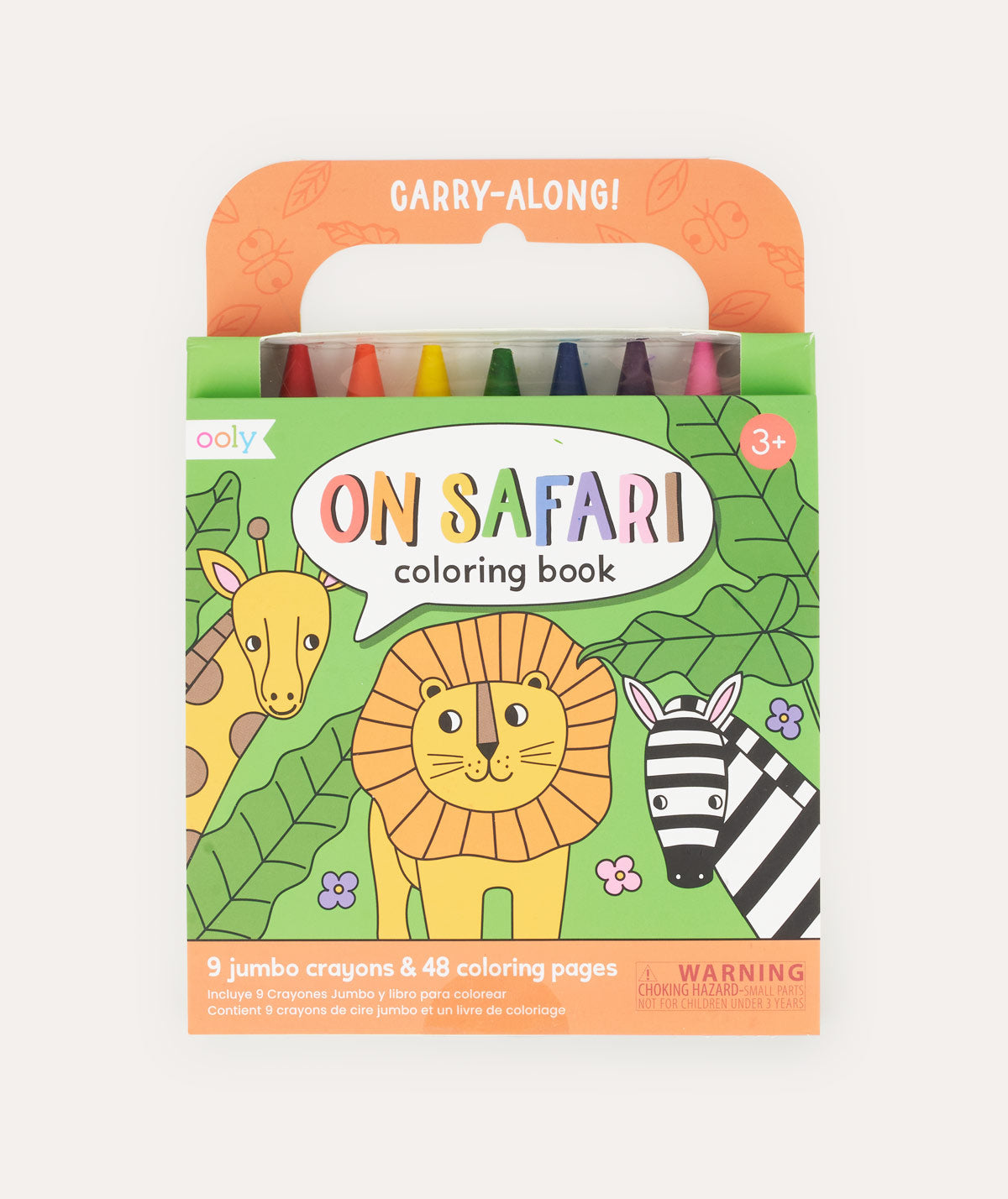 Ooly Carry Along Crayon & Colouring Book Kit On Safari