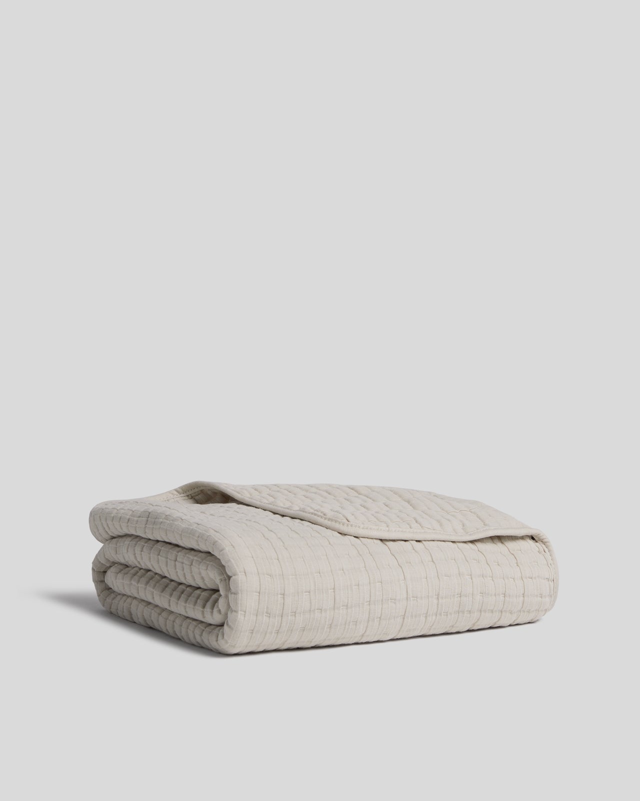 Organic Air Cotton Toddler Quilt (Bone)