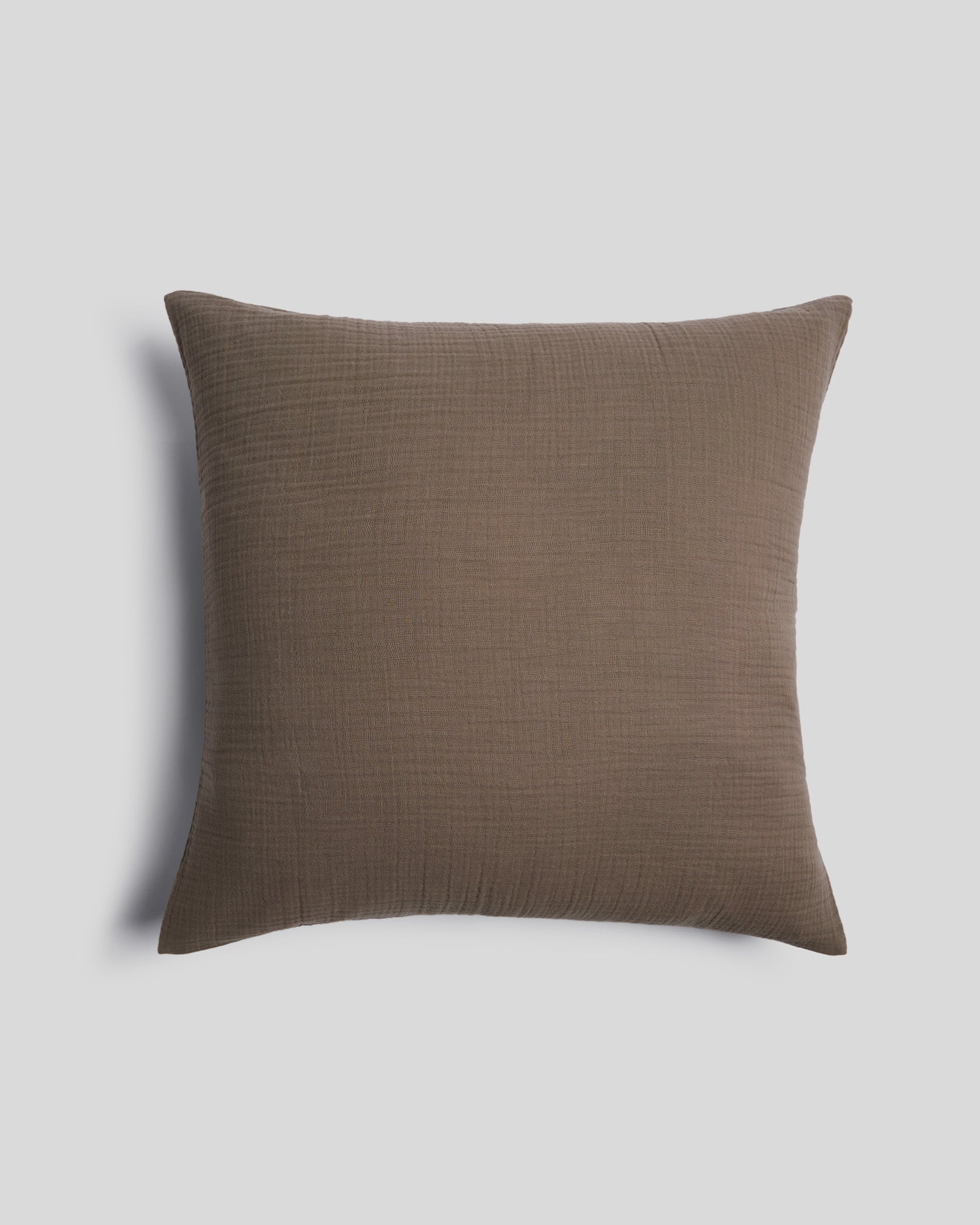 Organic Cloud Cotton Euro Sham (Warm Grey)