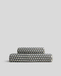 Organic Cotton Mosaic Towels (Moss and Dusk)