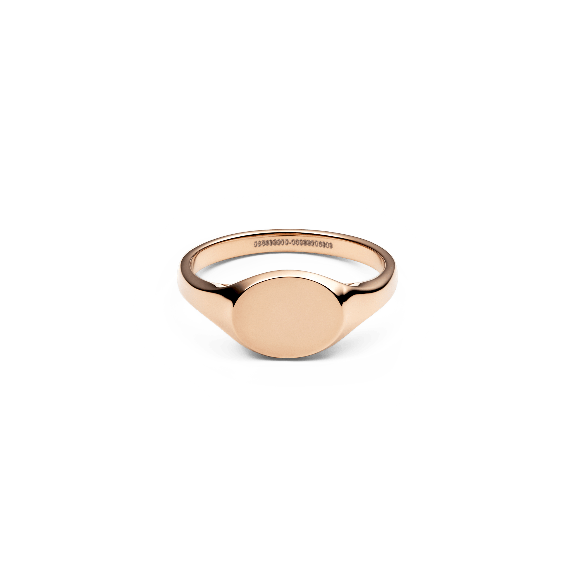 Classic Mini Signet Ring Rose Gold