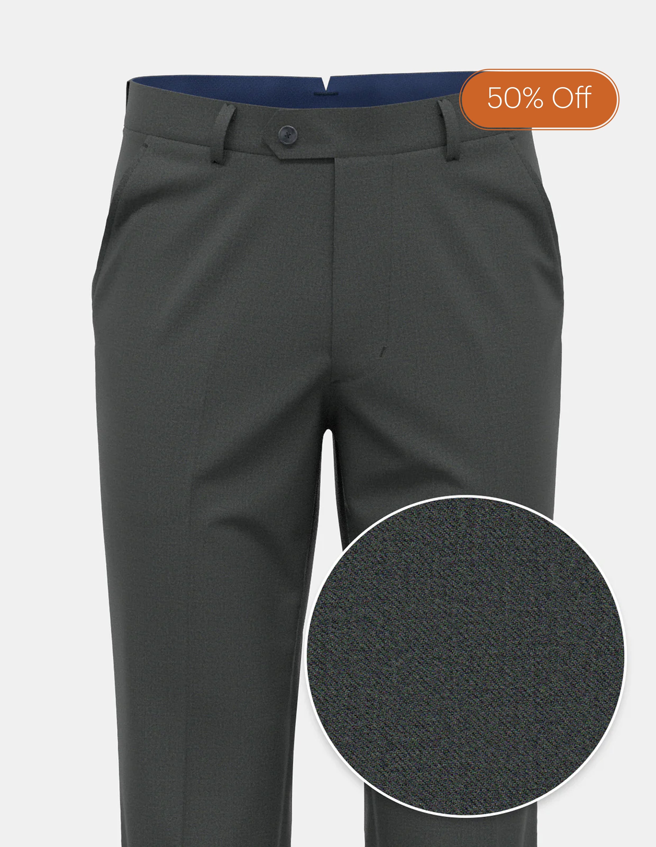 Flannel Dress Wools Dress Pant - Ash Grey