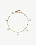 Pearl Baya Baroque Chain Bracelet | 18ct Gold Vermeil/Pearl