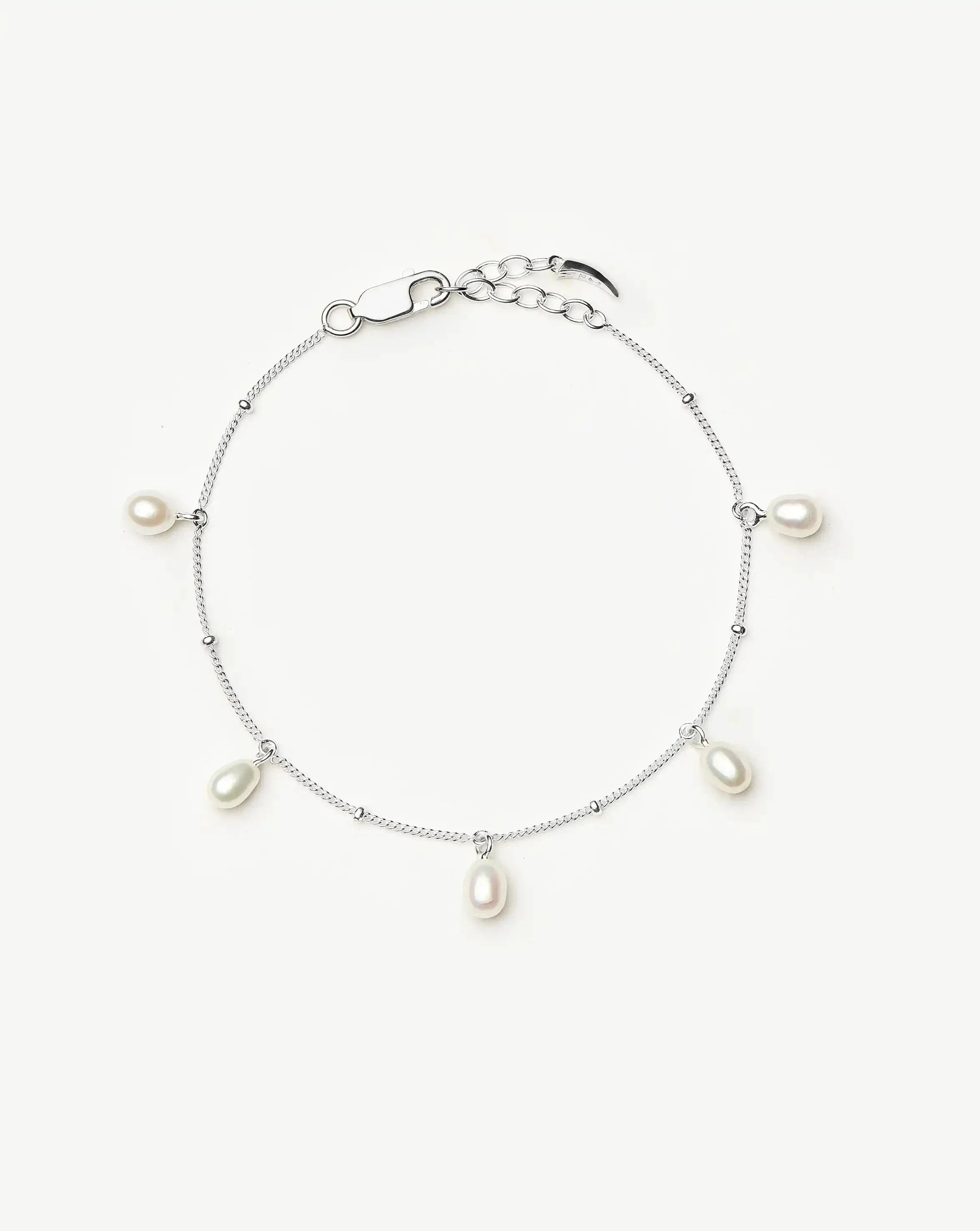 Pearl Baya Baroque Chain Bracelet | Sterling Silver/Pearl