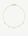 Pearl Baya Baroque Chain Choker | 18ct Gold Vermeil/Pearl