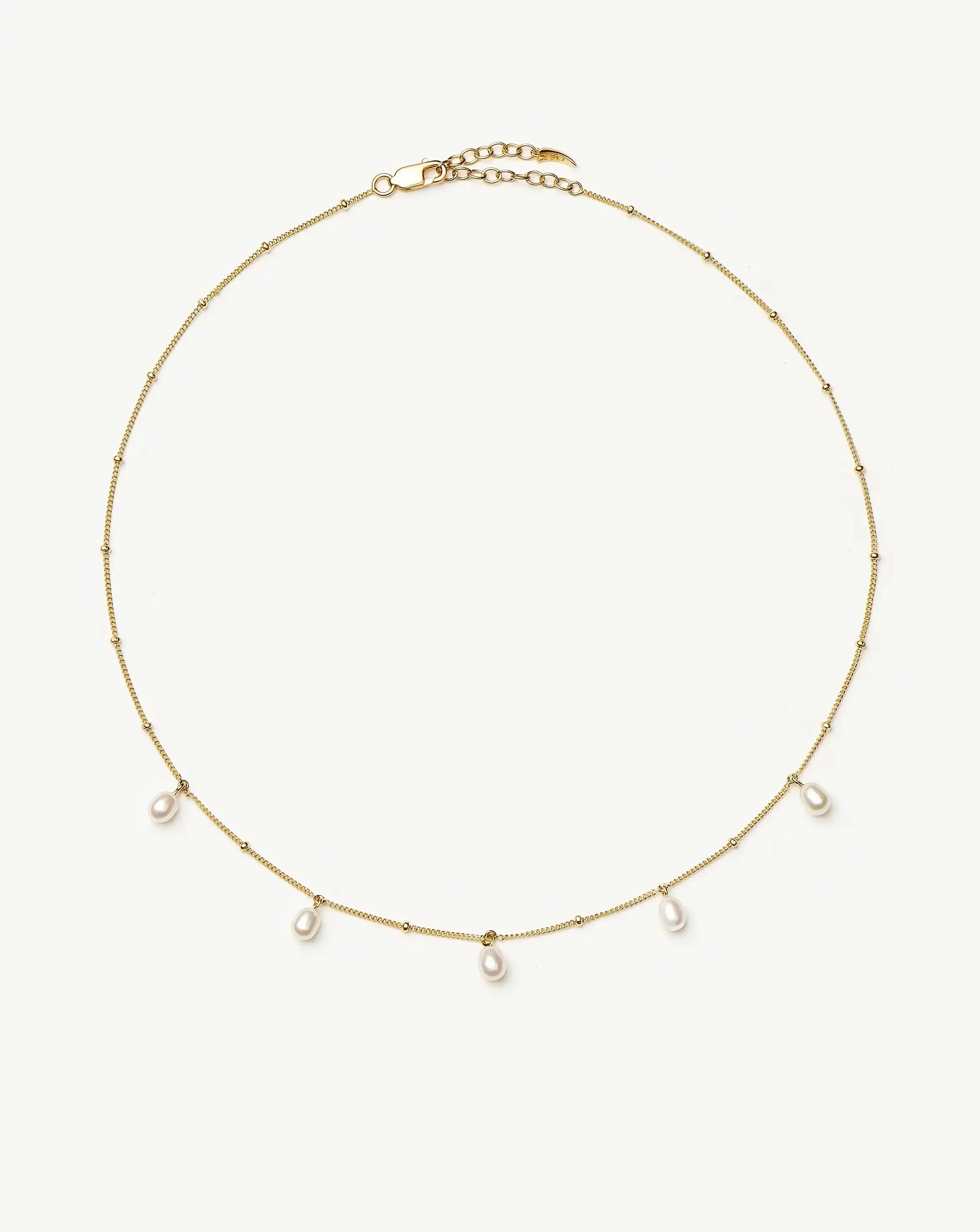 Pearl Baya Baroque Chain Choker | 18ct Gold Vermeil/Pearl