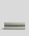 Percale Fitted Sheet (Moss Stripe)