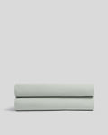 Percale Fitted Sheet (Sage)