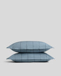 Percale Sham Set (Dusk Stripe)