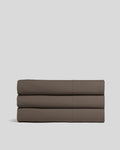 Percale Top Sheet (Warm Grey)