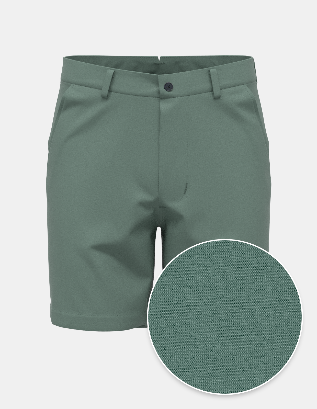Performance Golf Short - Ocean Green