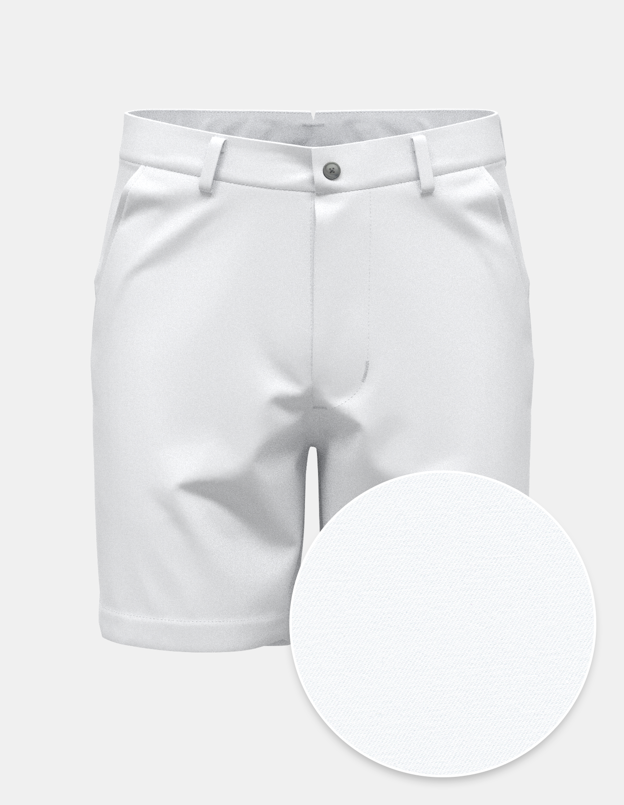 Performance Golf Short - Pure White