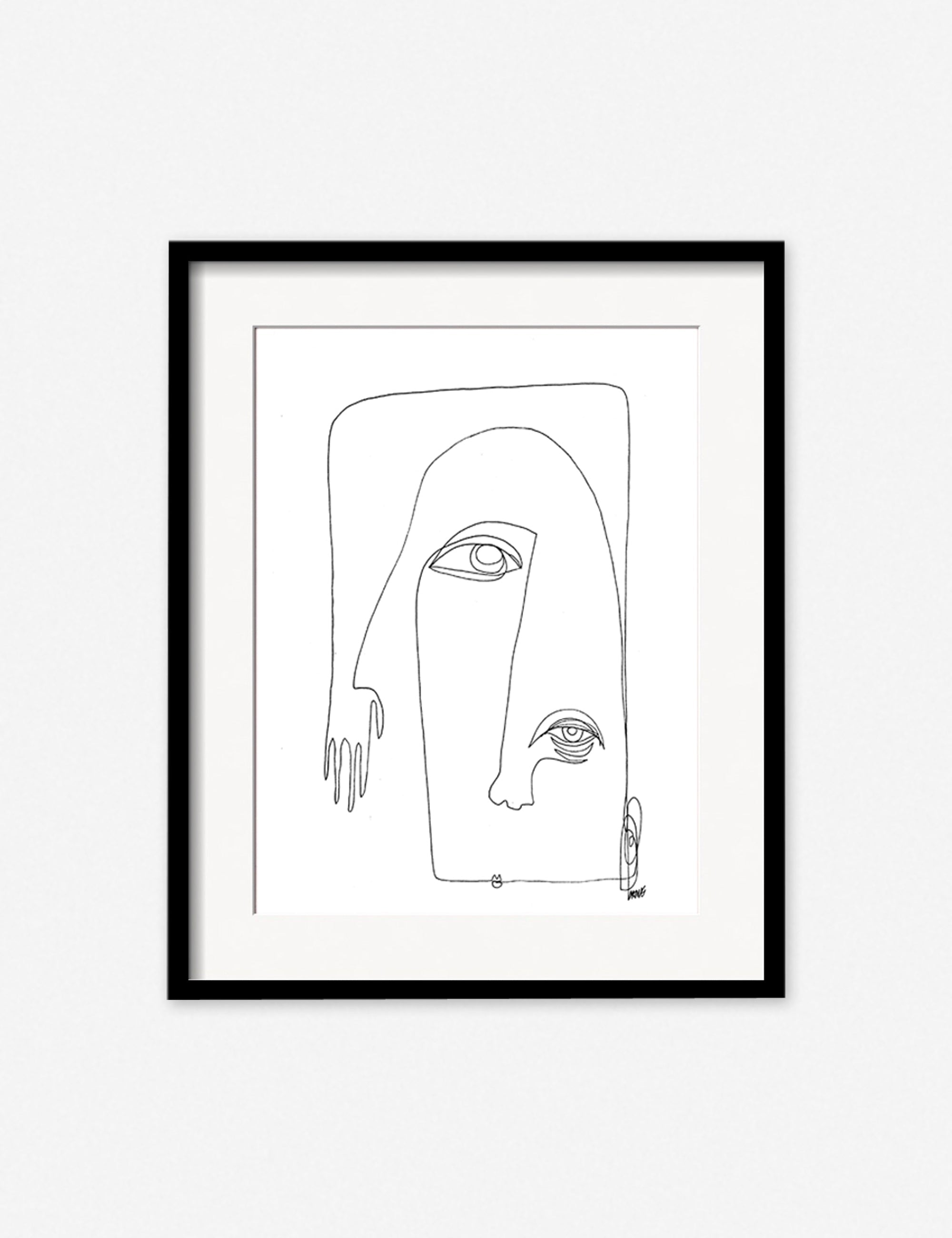 Picasso Print by Damienne Merlina