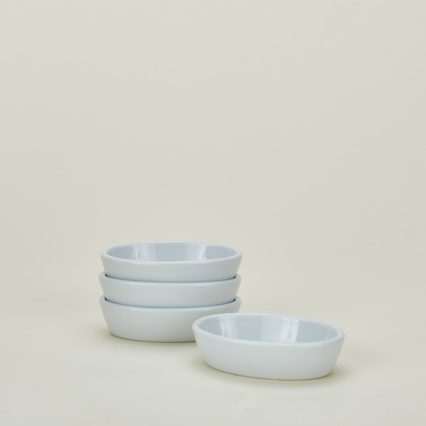 Individual Deep Oval Baker, Set of 4