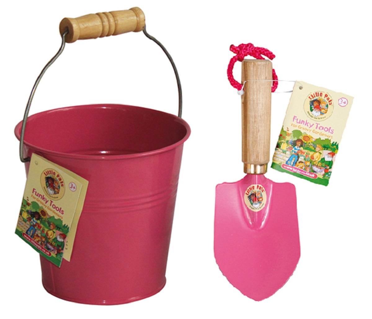 Pink Bucket and Trowel Set