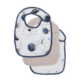 Cotton Muslin Classic Bib 3 Pack - Planetary 2