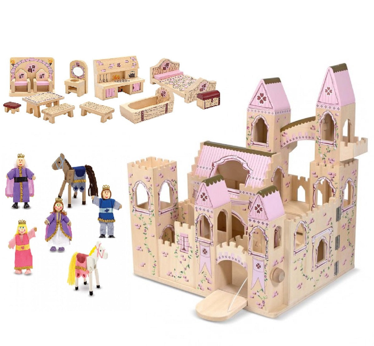 Melissa and Doug Princess Castle Bundle