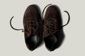 Pure Suede Shoes . Earth