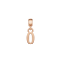 Number Charm Rose Gold