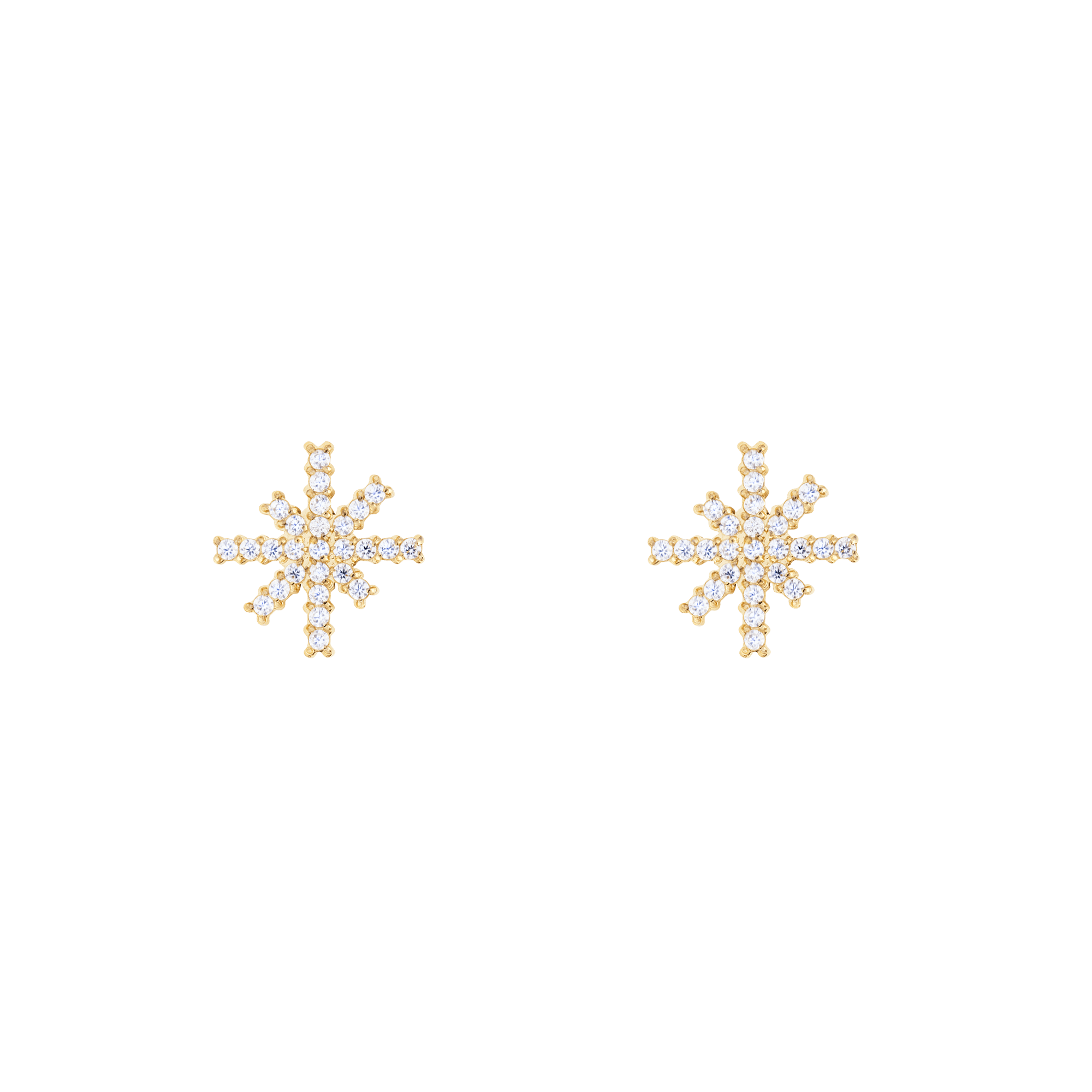 Mirelle Star Earrings Gold