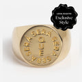I Like It Here Club x Local Eclectic Que Sera Sera Pinky Signet Ring
