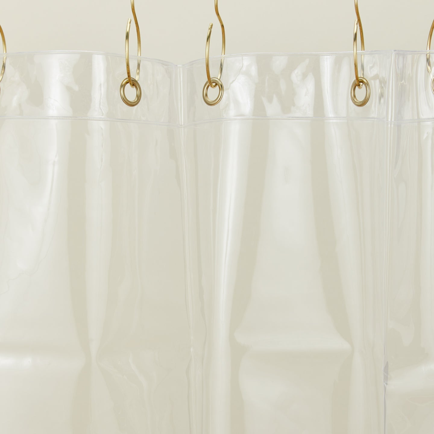 Solid Sun Shower Curtain - Clear