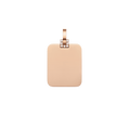 Rectangular Detail Crystal Pendant RG
