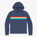 Adult rainbow banner t-shirt hoodie (unisex fit)