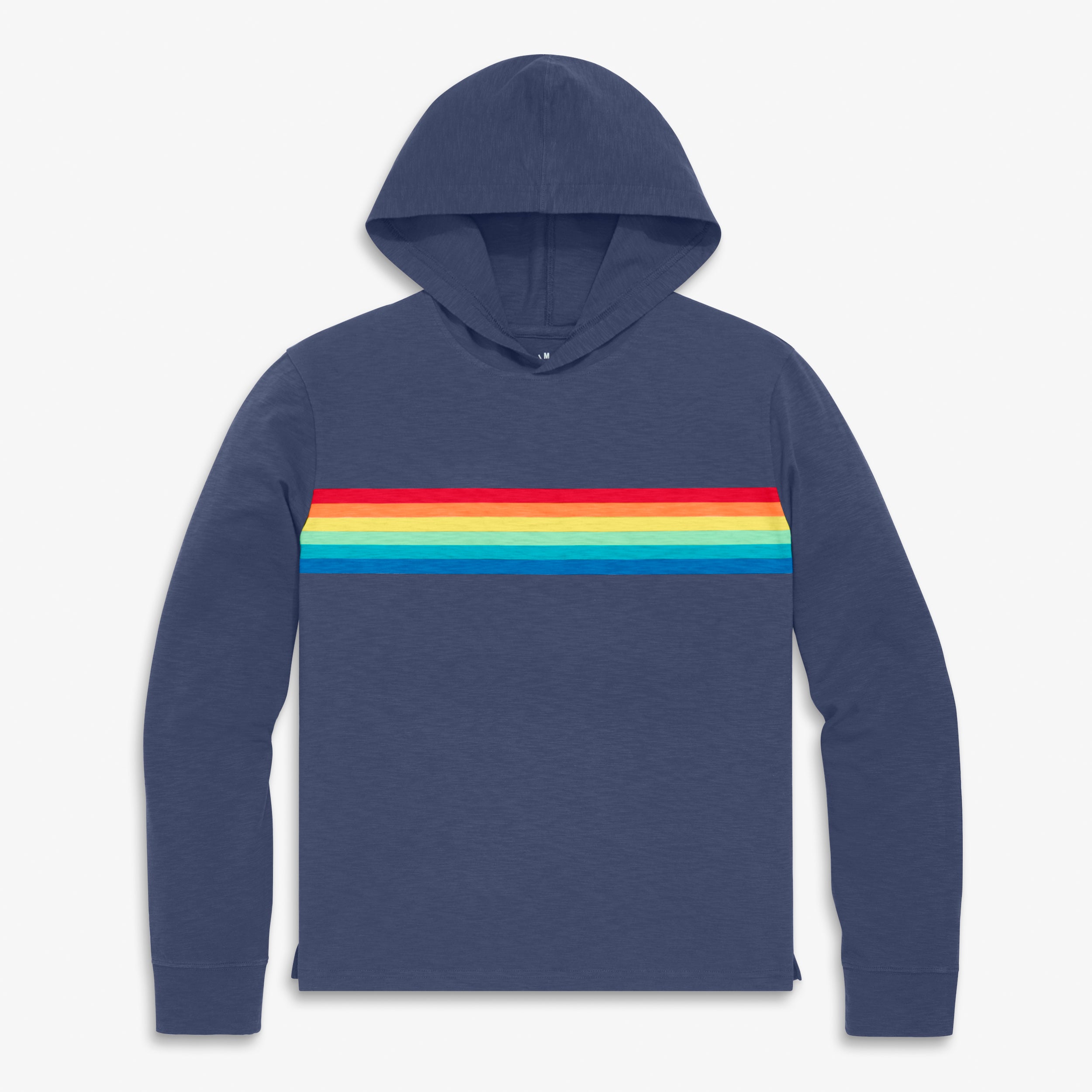 Adult rainbow banner t-shirt hoodie (unisex fit)