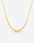 Graduated Rope Chain Necklace