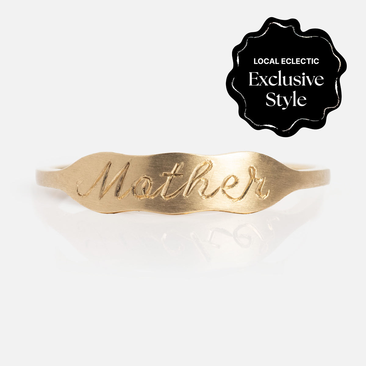 14k Ripples Customizable ID Band