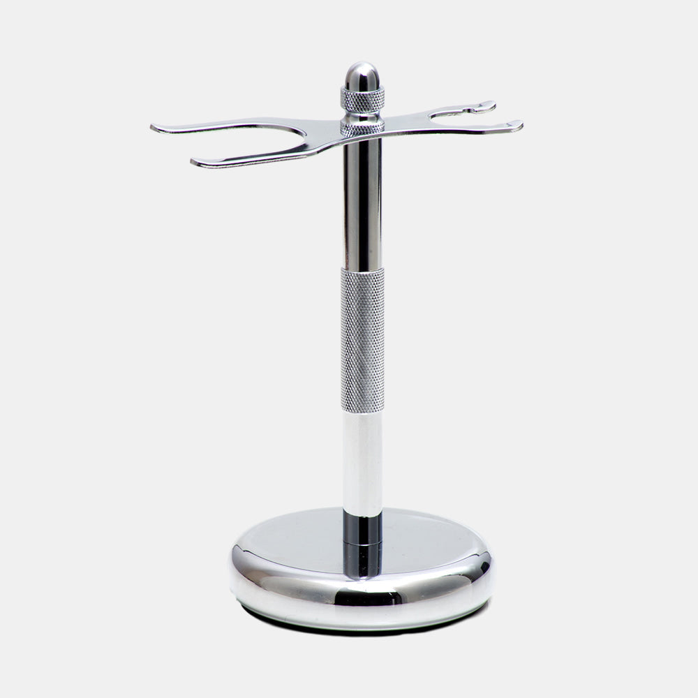 Matching Chrome 3-Piece Shave Stand