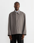 Rohe Jacket in Wool Twill Taupe